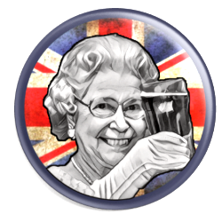 Cheers, Your Majesty! medallion