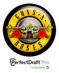 Rock - Guns n' Roses | Médaillon (PerfectDraft Pro)