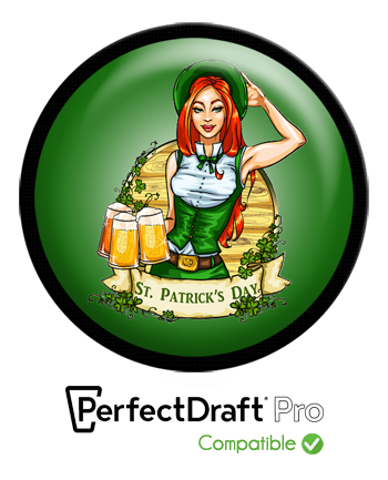 Pin-Up - St Patrick | Médaillon (PerfectDraft Pro)